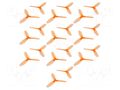 Propeller; Kit: CW x10 + CCW x10; orange; Number of blades: 3 EMAX EMAXT5050-ORANGE
