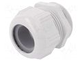 Cable gland; M50; 1.5; IP68,IP69K; polyamide; light grey; SKINTOP® LAPP STR-M50-R7035