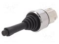 Switch: joystick; 22mm; Stabl.pos: 1; black; none; IP67; 3SU1.5 SIEMENS 3SU1050-7BD88-0AA0