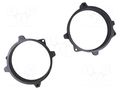 Spacer ring; MDF; 130mm; BMW; impregnated; 2pcs. BASSER D.MDF.BMW08