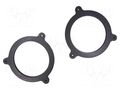 Spacer ring; MDF; 165mm; Mazda; impregnated; 2pcs. BASSER D.MDF.MAZDA02