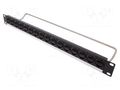 Connector: HDMI; patch panel; rack; screw; M3; Height: 1U CLIFF CP30174
