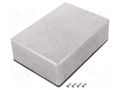 Enclosure: multipurpose; X: 121mm; Y: 172mm; Z: 55mm; aluminium; IP68 DELTRON ENCLOSURES DEL-480-C050