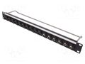 Connector: fiber optic; patch panel; ST; screw; Height: 1U; rack CLIFF CP30178