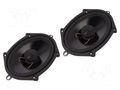 Car loudspeakers; two-way; 5x7"; 135W; 85÷20000Hz; 4Ω; 51mm; 2pcs. DIETZ CX-572