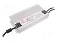 Power supply: switching; LED; 650W; 46.4÷116VDC; 2800÷7000mA; IP67 MEAN WELL HVGC-650-H-AB