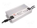 Power supply: switching; LED; 650W; 92.8÷232VDC; 1400÷3500mA; IP67 MEAN WELL HVGC-650-L-AB