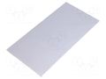 Front panel; Series: ALURAIL; natural; aluminium; X: 101.8mm BOPLA AR105-210-FP-ALU