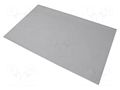 Mat: floor; ESD; grey; L: 1.9m; W: 1.2m; Thk: 2.5mm; Len: 3m ELME ESD-CUT-FLGREY