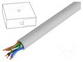 Wire; U/UTP; 4x2x24AWG; 5e; wire; Cu; Insulation: PVC; grey; 100m DIGITUS DK-1511-V-1-1