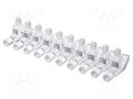 Fiber for LED; Ø3mm; No.of mod: 10; round; Front: flat MENTOR 1271.1010