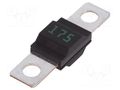 Fuse: fuse; 175A; 32VDC; automotive; 41mm; M5 screw; MIDI; copper LITTELFUSE 0498175.H