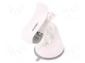 Car holder; white; for windscreen; Size: max.6,8" QOLTEC QOLTEC-51209