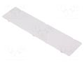 Stopper; UL94V-0; grey; ABS KRADEX ZDFJ1010-ABS-V0