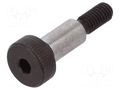Shoulder screw; steel; M3; 0.5; Thread len: 7mm; hex key; HEX 2mm ELESA+GANTER ISO7379-4-M3-8