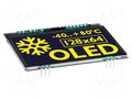 Display: OLED; graphical; 2.9"; 128x64; Dim: 68x51mm; green DISPLAY VISIONS EAOLEDL128-6LGA