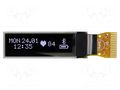 Display: OLED; graphical; 1.18"; 96x16; Dim: 29.1x9.2x1.3mm; white DISPLAY VISIONS EAW096016-XALW