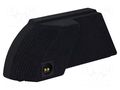 Car loudspeaker enclosure; MDF; black melange; 250mm; Subaru BASSER OBGL.SUBARU.02R