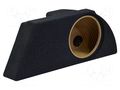 Car loudspeaker enclosure; MDF; black; 250mm; Grooving: 274mm BASSER OBGL.TOYOTA.03R
