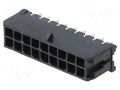 Connector: wire-board; socket; male; PIN: 18; Micro-Fit 3.0; THT MOLEX MX-43045-1812