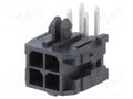 Connector: wire-board; socket; male; PIN: 4; Micro-Fit 3.0; THT MOLEX MX-43045-0401