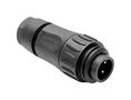 CIRCULAR CONN, RCPT, 3+PE, SCREW C016 20H003 804 12