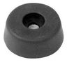 Rubber Foot with Metal Washer - 1 1/4" Diameter x 1/2" Thickness 9112