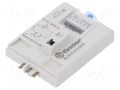 Timer module; socket; -20÷50°C; 54x38x11.8mm; 12÷240VDC FINDER 86.00.0.240.0000