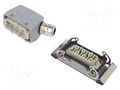 Connector: HDC; male + female; PIN: 6; 35A; 400V; 6+PE; size 6; PG21 WEIDMÜLLER KIT-HSB06.500
