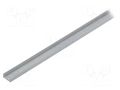Profiles for LED modules; white; L: 1m; BEGTON12; aluminium TOPMET TOP-BEGTON12/WH-1M