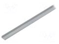 Profiles for LED modules; white; L: 1m; BEGTON12; aluminium TOPMET TOP-BEGTON12/WH-1M