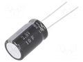 Supercapacitor; THT; 10F; 2.8VDC; Ø12.5x21mm; 55mΩ; -40÷65°C BIGCAP BUP002R8L106FB