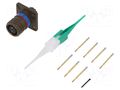 Connector: military; socket; female; PIN: 6; straight; crimped; 5A AMPHENOL AIR D38999/20WA35SN