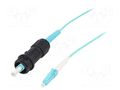 Fiber patch cord; PIN: 1; multi mode simplex (MM); bayonet; 25m BULGIN PXF4051CAC