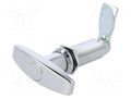 Lock; without cylinder; zinc and aluminium alloy; 60mm; chromium RST ROZTOCZE 2.T60.005-60
