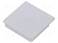 Cap for LED profiles; silver; 2pcs; ABS; VARIO30-08 TOPMET TOP-V4600040