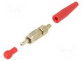 Connector: fiber optic; plug; FSMA; crimped; for cable; POF 2,2mm LAPP 29130089