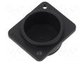 Protection cap; plain screw hole; black; plastic; XLR standard CLIFF CP30400X