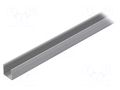 Profiles for LED modules; natural; L: 1m; SMART16; aluminium TOPMET TOP-SMART16/A-1M