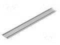 Cover; silver; 1m; VARIO30-10; aluminium; anodized; for profiles TOPMET TOP-V3370020