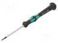 Screwdriver; precision; hex key; HEX 1.5mm; Blade length: 60mm WERA WERA.2054/1.5