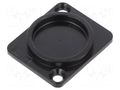 Protection cap; countersunk screw hole; black; metal; D: 3mm CLIFF CP30300MB