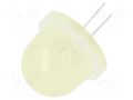 LED; yellow; 16mm; 600÷3000mcd; Front: convex; 4.2÷4.4VDC POLAM-ELTA CQL-735-2