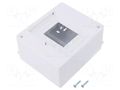 Enclosure: for modular components; IP20; white; No.of mod: 5; MINI ELEKTRO-PLAST NASIELSK EPN-2305-00