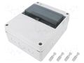 Enclosure: for modular components; IP65; light grey; HERMETICA ELEKTRO-PLAST NASIELSK EPN-2205-01