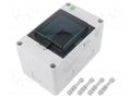 Enclosure: for modular components; IP65; light grey; No.of mod: 4 ELEKTRO-PLAST NASIELSK EPN-2202-01