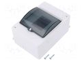 Enclosure: for modular components; IP20; white; No.of mod: 4; MINI ELEKTRO-PLAST NASIELSK EPN-2304-01