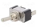 Switch: toggle; Pos: 2; SPST; ON-OFF; 20A/12VDC; R13-5; 0÷65°C; 50mΩ SCI R13-5-01