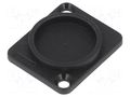 Protection cap; countersunk screw hole; black; plastic; D: 3mm CLIFF CP30300