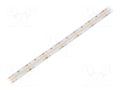 LED tape; white warm; 2216; LED/m: 280; 10mm; white PCB; IP20; 16W/m WISVA OPTOELECTRONICS HH-30KZI-2216GWNB